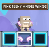 Growtopia Pink Tenny Angel Wing