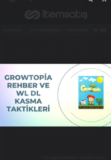 Growtopia Rehber ve WL DL KASMA TAKİTKLERİ