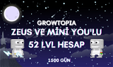 Growtopia Zeus, Mini You'lu 52! Level Hesap