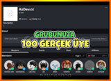 GRUBUNUZA 100 GERÇEK ÜYE