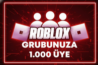 GRUBUNUZA 1000 ADET ÜYE | ROBLOX