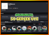 GRUBUNUZA 50 GERÇEK ÜYE