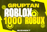 [GRUPTAN] 1000 Robux [KOMİSYON DAHİL!]