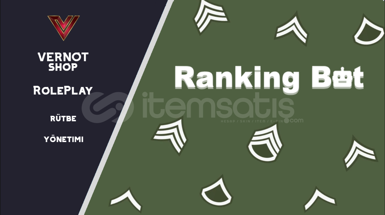 ⚔️ Güvenli Ranking Bot — Yetkili Rütbe Yönetimi ⚔️ Güvenli Ranking Bot — Yetkili Rütbe Yönetimi