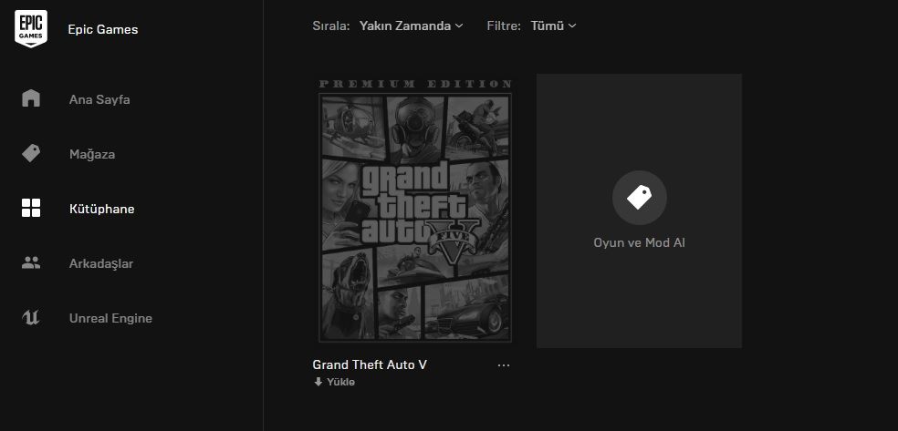 Epic games gta 5