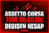 ⭐️Assetto Corsa Tüm Bilgileri Değişen Hesap⭐️