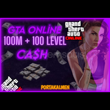 ⭐️ GTA 5 ONLİNE 100M CASH + 100 LEVEL⭐️