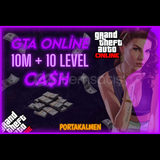 ⭐️GTA 5 ONLİNE 10M CASH + 10 LEVEL⭐️