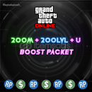 Gta 5 Online (200M + 200lvl + Unlock) Paket
