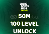 ✅ GTA 5 Online 50M 100LEVEL UNLOCK BOOST