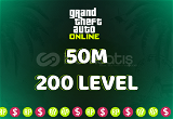 ✅ GTA 5 Online 50M 200LEVEL BOOST