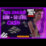 ⭐️ GTA 5 ONLİNE 50M CASH + 50 LEVEL⭐️