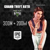Gta 5 Online Epic Games Hesabı + 300M - 200Lvl