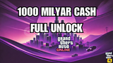 GTA Online 1000M Cash + Full Unlock