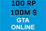 GTA ONLINE 100M CASH 100LVL BOOST acıklama oku