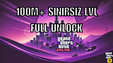 GTA Online 100M + İstediğiniz Level & Unlock