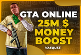 ⭐ GTA ONLİNE +25M $ Money Boost⭐