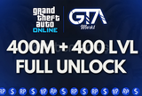 ⭐GTA Online 400M + 400 Level + Full Unlock⭐