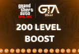 ⭐ GTA Online 200 Level Boost ⭐