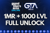 ⭐GTA Online 1MR + 1000 Level + Full Unlock⭐