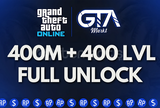 ⭐GTA Online 400M + 400 Level + Full Unlock!⭐