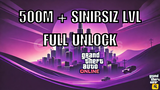 GTA Online 500M + İstediğiniz Level & Unlock