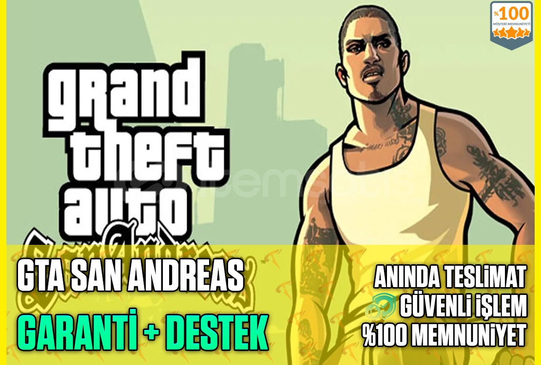 ⭐️☘️GTA San Andreas(GTA SA)❤️Garanti & Sorunsuz ⭐️☘️GTA San Andreas(GTA SA)❤️Garanti & Sorunsuz