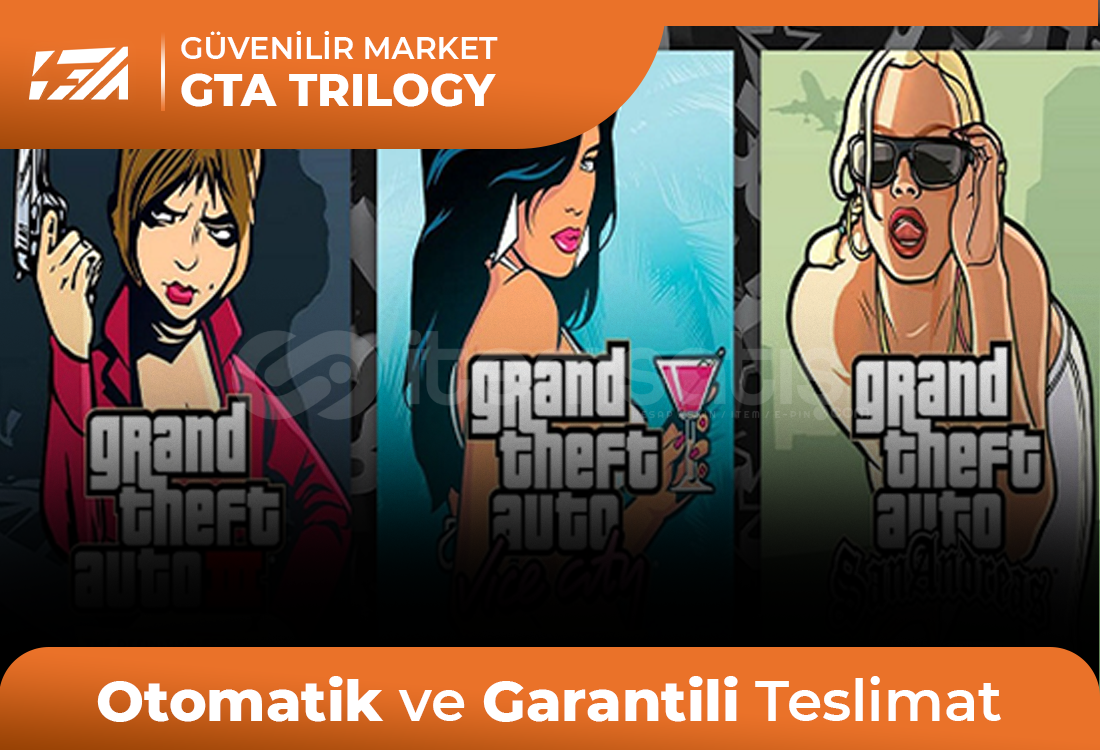 ⭐Grand Theft Auto Trilogy - 3 Oyun⭐ ⭐Grand Theft Auto Trilogy - 3 Oyun⭐