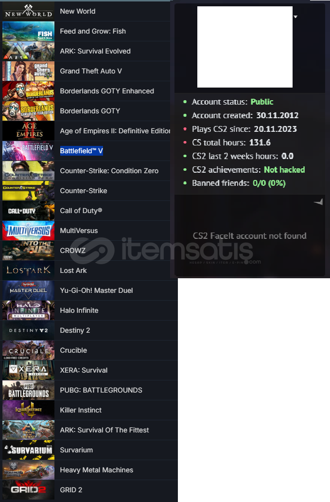 GTA V New World BF V ARK: Survival Evolved 11.5 GTA V New World BF V ARK: Survival Evolved 11.5