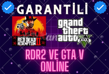 GTA V + RDR 2 (ONLİNE AÇIK)