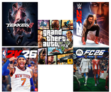 gta5,tekken 8,fc 26,ww25,nb 26