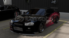 GTR34 godzilla çizim airli  GTR34 godzilla çizim airli