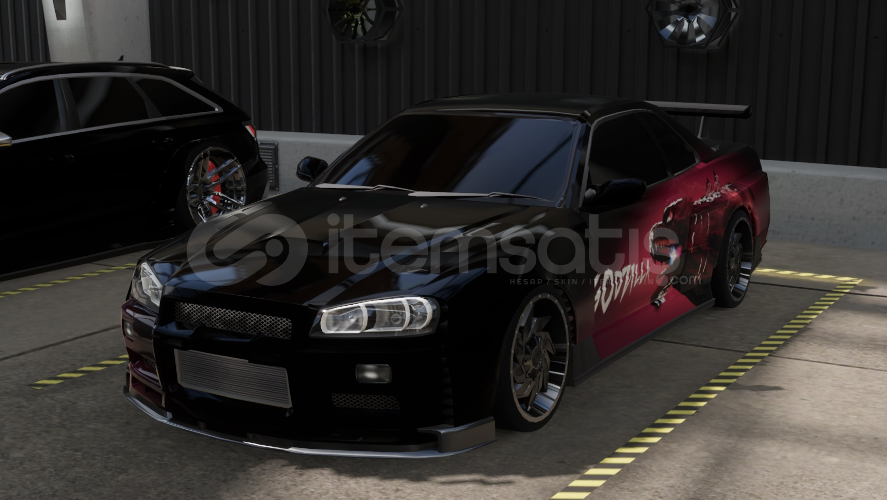 GTR34 godzilla çizim airli  GTR34 godzilla çizim airli