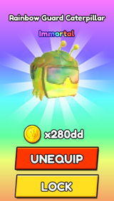 Guard Catterpillar (rainbow) / Climb and Jump