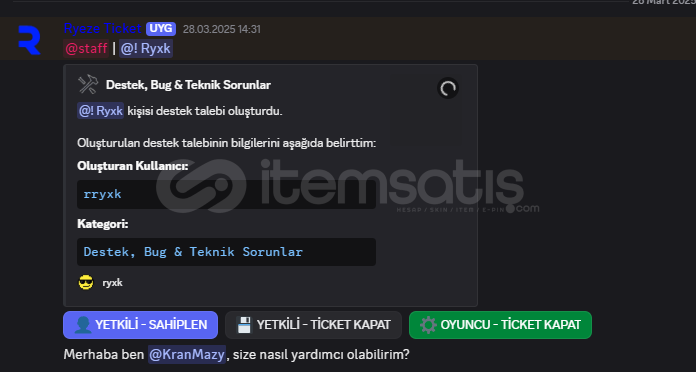 FİVEM LIFETIME!!! GUARD MODERASYON TICKET BOTU FİVEM LIFETIME!!! GUARD MODERASYON TICKET BOTU