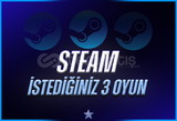 [Guardsız Hesap-Hızlı] İstediğiniz 3 Oyun
