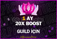 ⭐[GUİLD İÇİN] 1 AYLIK 20X BOOST⭐