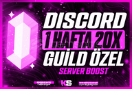 ⚡Guild Özel | 1 Hafta 20x Boost (BOTSUZ)