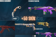 ⭐GÜMÜŞ 1 KARAMBİTLİ +50 SKİNLİ HESAP⭐