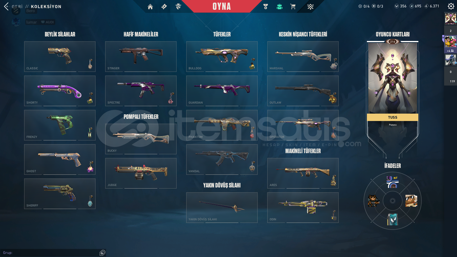 ⭐GÜMÜŞ 3 +RGX VANDAL + +36 SKİN⭐ ⭐GÜMÜŞ 3 +RGX VANDAL + +36 SKİN⭐