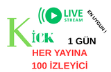 Gün Boyu Açtığınız Yayınlara 100 İzleyici