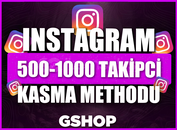 Günde 500-1K Organik Takipçi Kasma Methodu