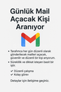 Günlük Mail Açacak Kişi Aranıyor