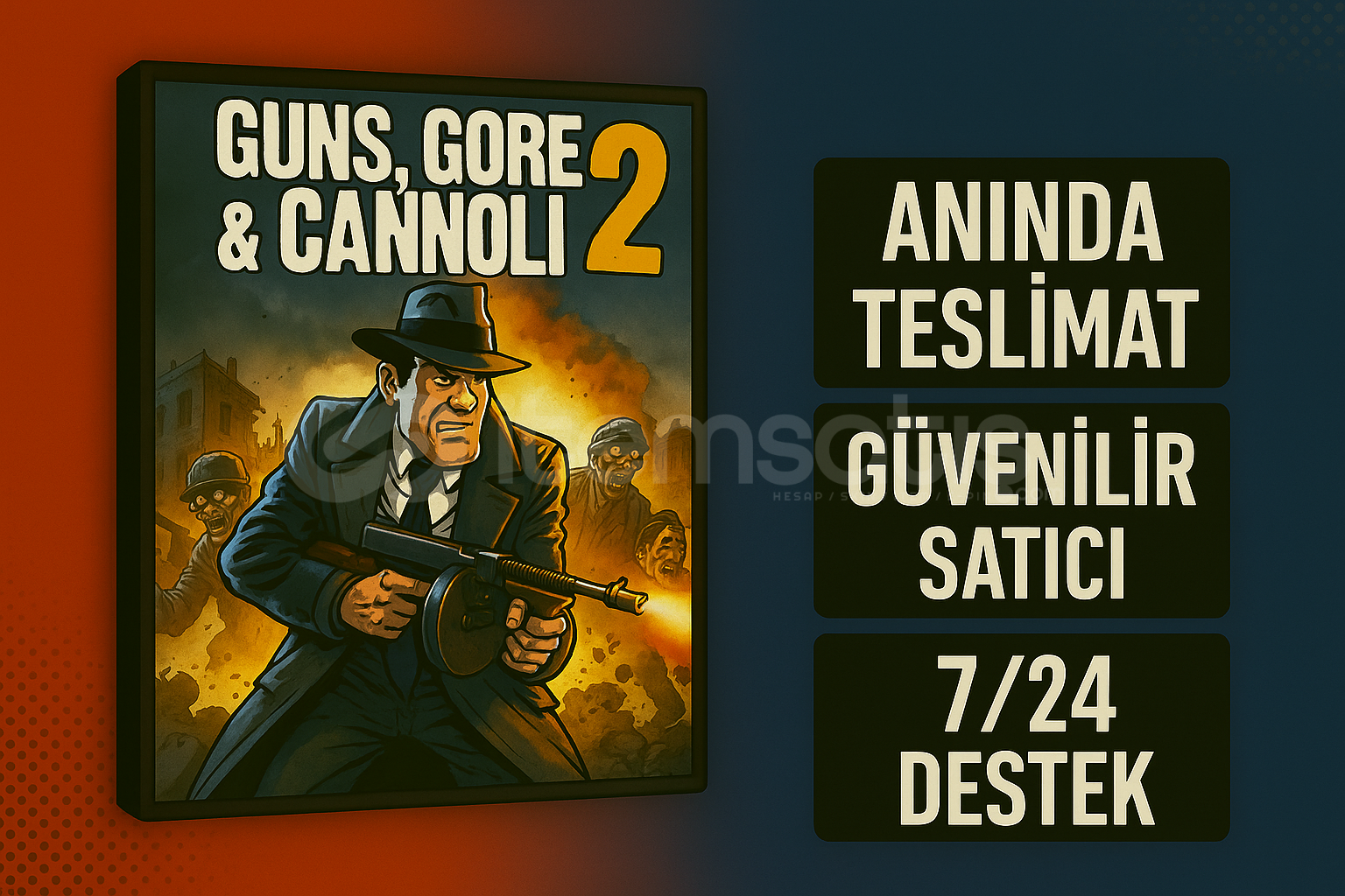 Guns, Gore and Cannoli 2 + Destek Guns, Gore and Cannoli 2 + Destek