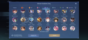 GUS KOF, Fanny mikasa, Gr legend, Tek bağ.