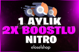 GÜVENİLİR 1 AYLIK 2X DİSCORD NİTRO OTO TESLİM
