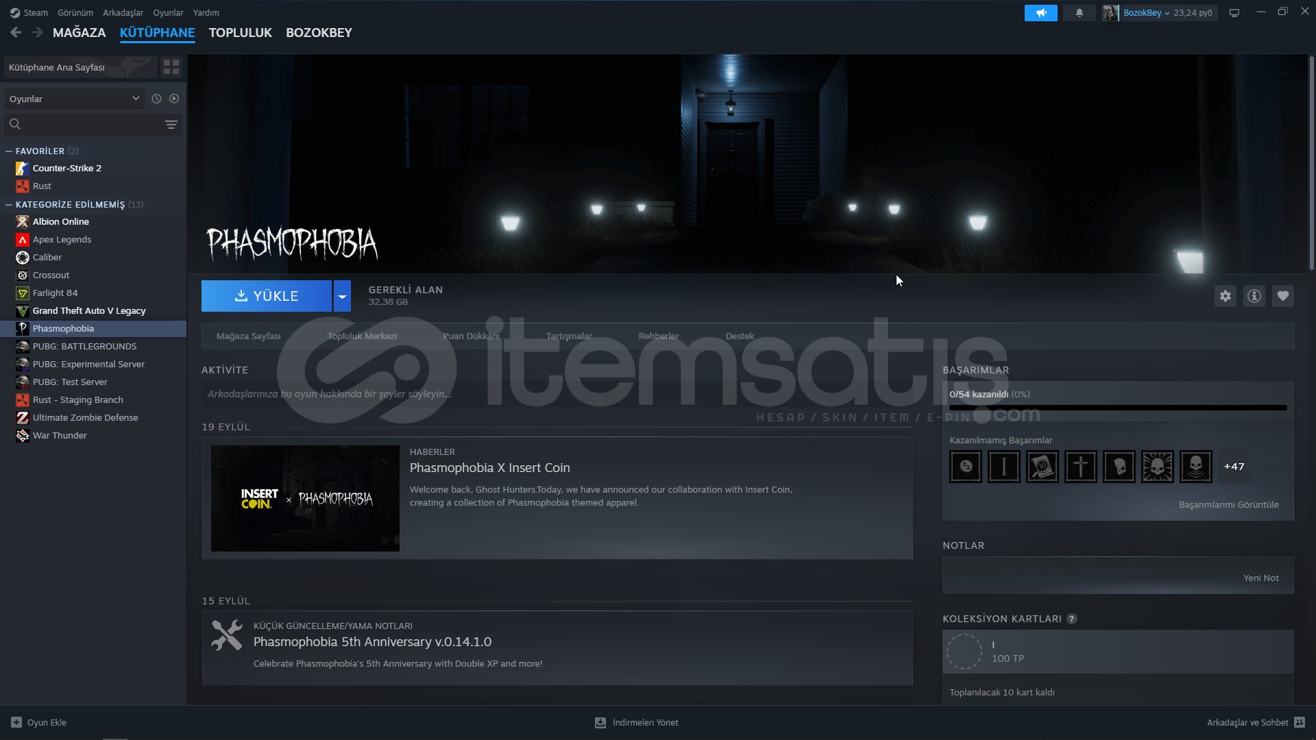 ???? Güvenilir Steam Hesabı | RUST + Phasmophobia  ???? Güvenilir Steam Hesabı | RUST + Phasmophobia