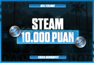 ⭐ [GÜVENLİ - HIZLI] 10.000 STEAM PUANI ⭐