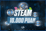 ⭐[GÜVENLİ + HIZLI] 10.000 Steam Puanı