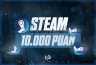 ⭐[GÜVENLİ + HIZLI] 10.000 Steam Puanı